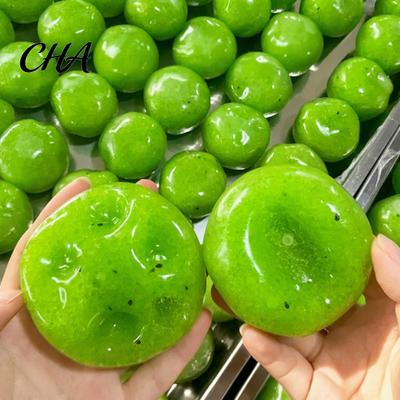 Kiwifrucht Quetschspielzeug 1/2 Stück Formbare Stressabbau-Spielzeug, Fake Fidget Dehnbares Sensorik-Spielzeug Formbare Realistische Frucht für Angst