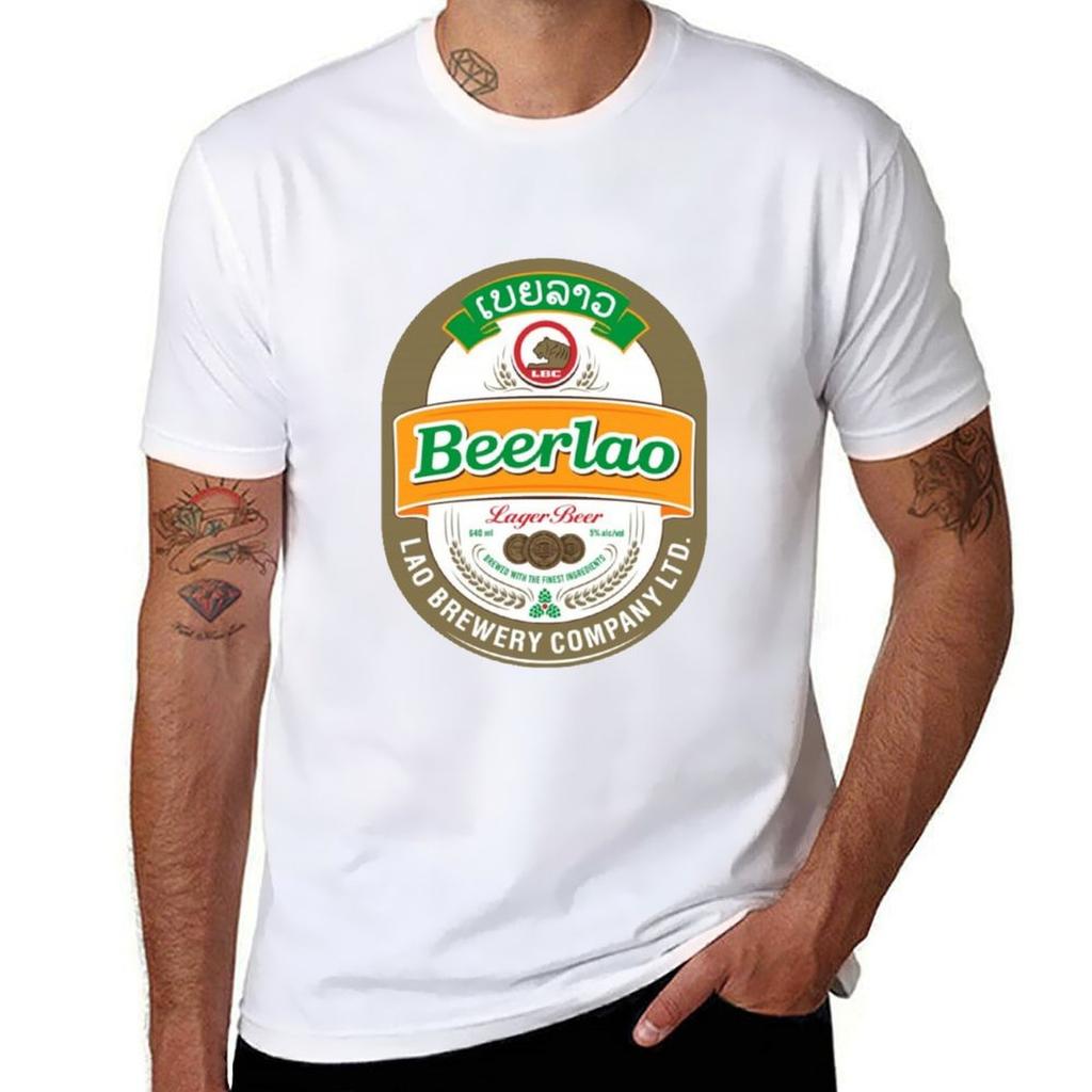 Beer Lao Klassisches T-Shirt Farbecht Lässiges T-Shirt