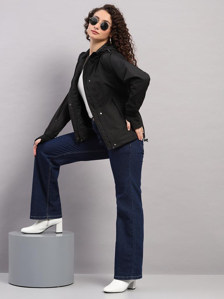 MONTE CARLO Chaqueta con capucha de manga larga para mujer