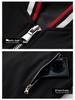 Men's European Style Loose Fit Embroidery Jacket, Plus Size, Spring/Autumn Casual Outerwear.