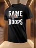 Basketball Graphic Tshirt - Lightweight Breathable Polyes...