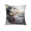Modern Abstract Cushion Cover Gray Blue Teal Agate Marble Hug Gold Foil Pillow Cover Home Decor Pillowcase Sofa Throw Pillows