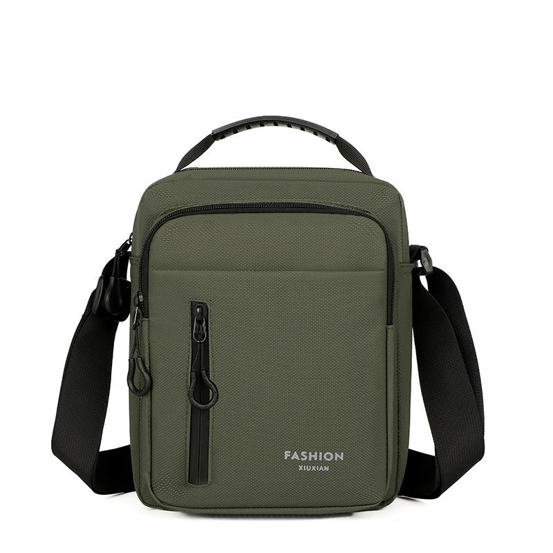 Męska torba typu crossbody, pojedyncza torba na ramię, duża pojemność, torba do przechowywania, modna, wielokieszeniowa, biznesowa torba typu crossbody
