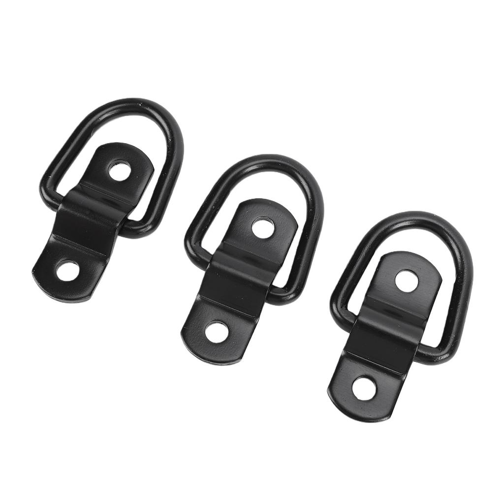 24PCS D Rings Tie Down Anchors Hooks 2400 Lbs Load Bearing Heavy Duty 1 4in Trailer Anchor Lashing Rings for Truck Bed