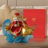 Prosperity God Figurine for Home or Office Decor - Housewarming & Gift