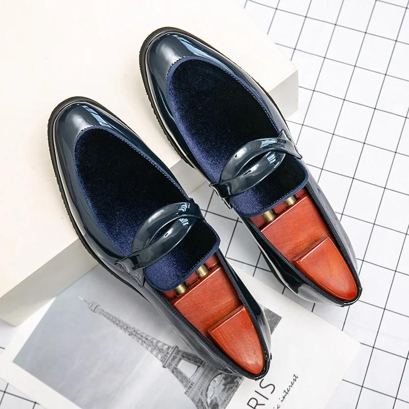 Fashion Classic Leather Shoes Men's Gentlemanly Genuine High Quality Oxford Outdoor Italian Calfskin Business Designer Office Dress Male