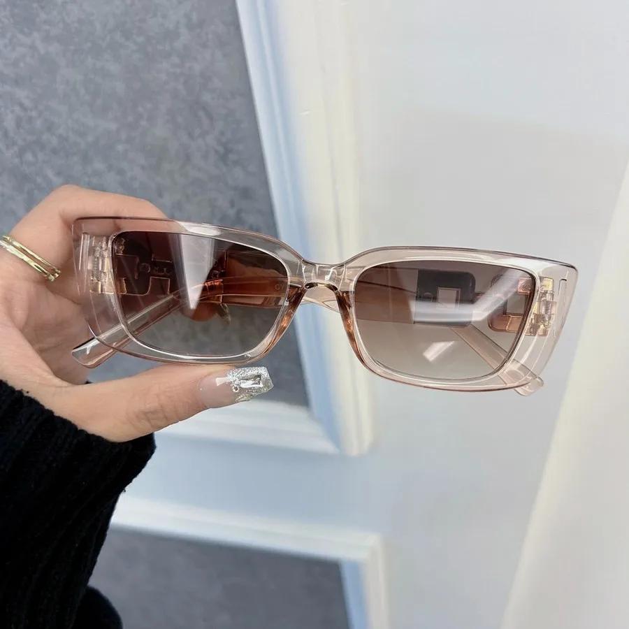 Designer Rectangle Sunglasses Women Men Comfortable Square Sun Glasses Female Small Frame Mirror Trendy