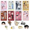 8 Toy Puzzle American Teenager Outfit Stickers Cartoon Stickers Handicraft Waterproof Decorative Stickers