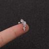 Cartilage Rook Stud Conch Screw Back Earring Stainless Steel Jewelry Piercing