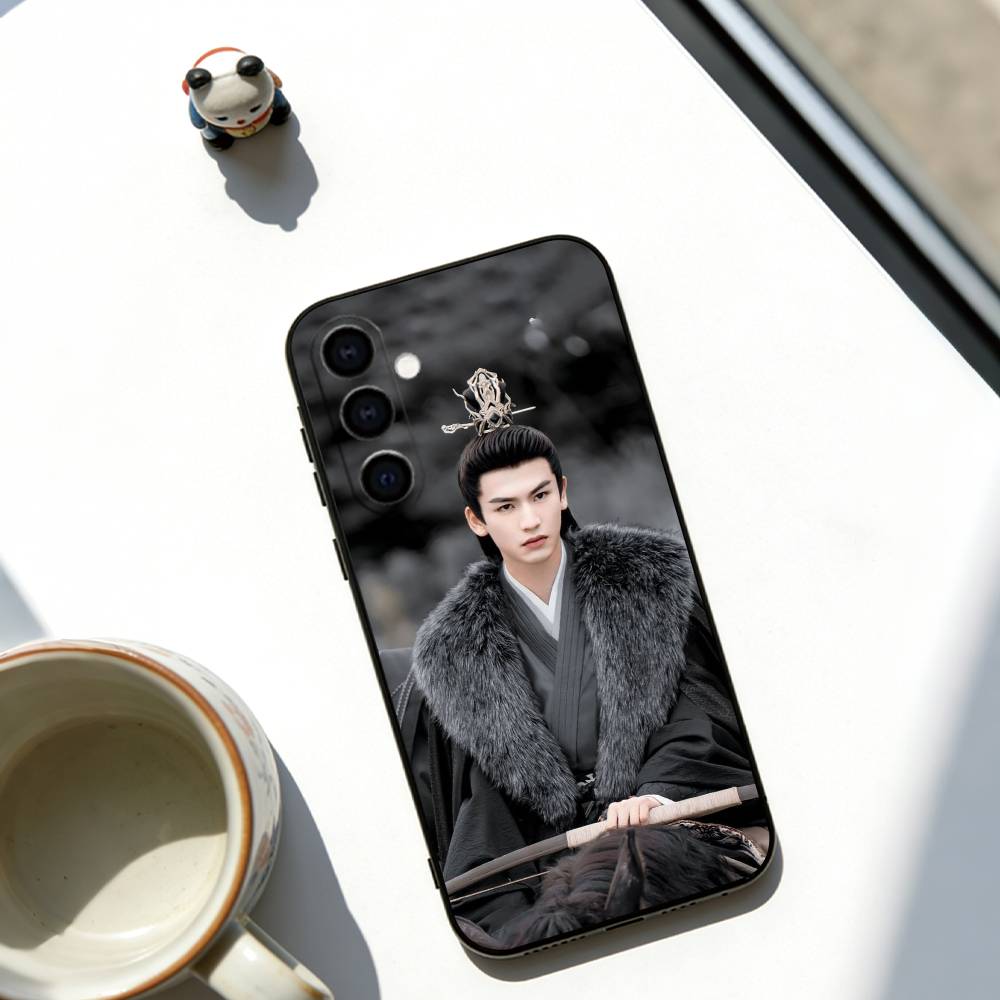 Zhang Linghe Phone Case Black Silicone Soft For Samsung Galaxy A73,A72,A71,A70,A53,A52,A51