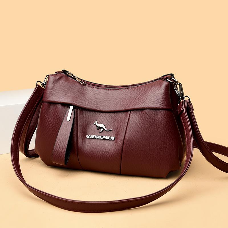 Women's Bags, Fashion Trends, Versatile Large-capacity Shoulder Bags, Casual Messenger Bags, European and American Mother Women's Bags