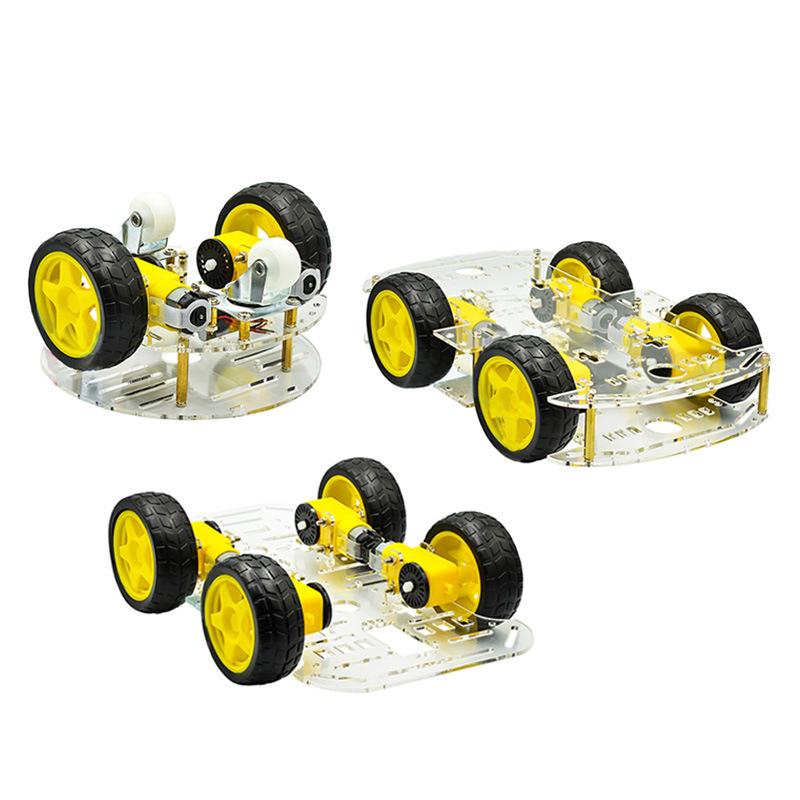 Diy Avoidance Tracking Motor Smart Robot Car Chassis Kit With Speed Encoder Battery Box 2Wd 4Wd Module For Uno R3