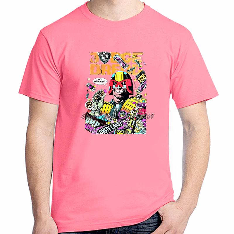 2000ad Tshirt Judge Dredd Its Delicious Classic Graphic T Shirts Summer Fashion Cotton Short Sleeve Tshirt Unisexs Clothes