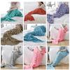 Mermaid Tail Blanket For Teens With Faux Cashmere Material Cozy Gift For Spring And Autumn Use