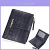 Pu Leather Womens Wallet With Woven Pattern And Zipper Closure For Daily Use