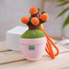 Creative Cute Succulent Cactus Plush Keychain - Green Plant Ornament Doll Pendant
