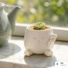 Desktop Kids Toy Flower Pot with Potted Plant for Children