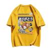 Hip Hop Streetwear Harajuku T-shirt Japanse Kanji Fish Print T-shirt 2023 Mannen Katoen Casual Korte Mouw T-shirt Japan Stijl
