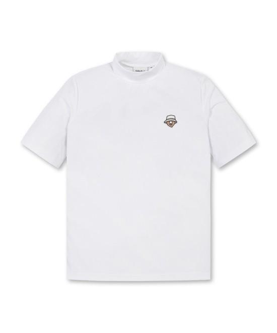 Goldeunbeeo (W) Mock-Neck Short Sleeve T-Shirt G5Tam26301Whx