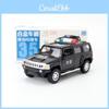 Hummer H3 Legierung Polizei Auto Modell Mit Trägheitssteuerung Für Kinder Sammlung