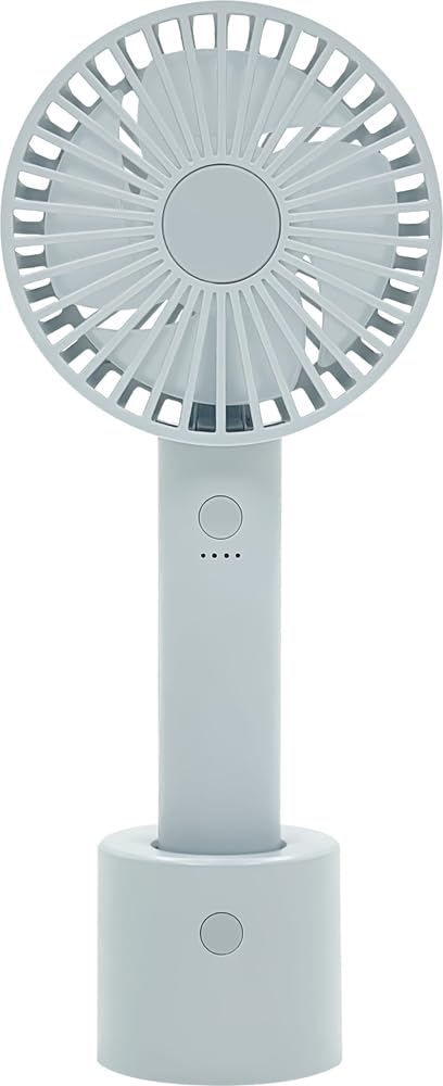 

TRADE ONE New Handy Portable Fan with 4 Wind Speed USB 30905 [2025 Model] Fan, Blue, Settings, Rechargeable, Type-C Included,