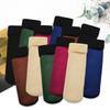 8 párů/šarže Ženy Muži Zima Teplá Hustá vlna Kašmír Sněhové ponožky Samet Tepelný spánek Jednobarevná podlaha Ponožka Bezešvá měkká
