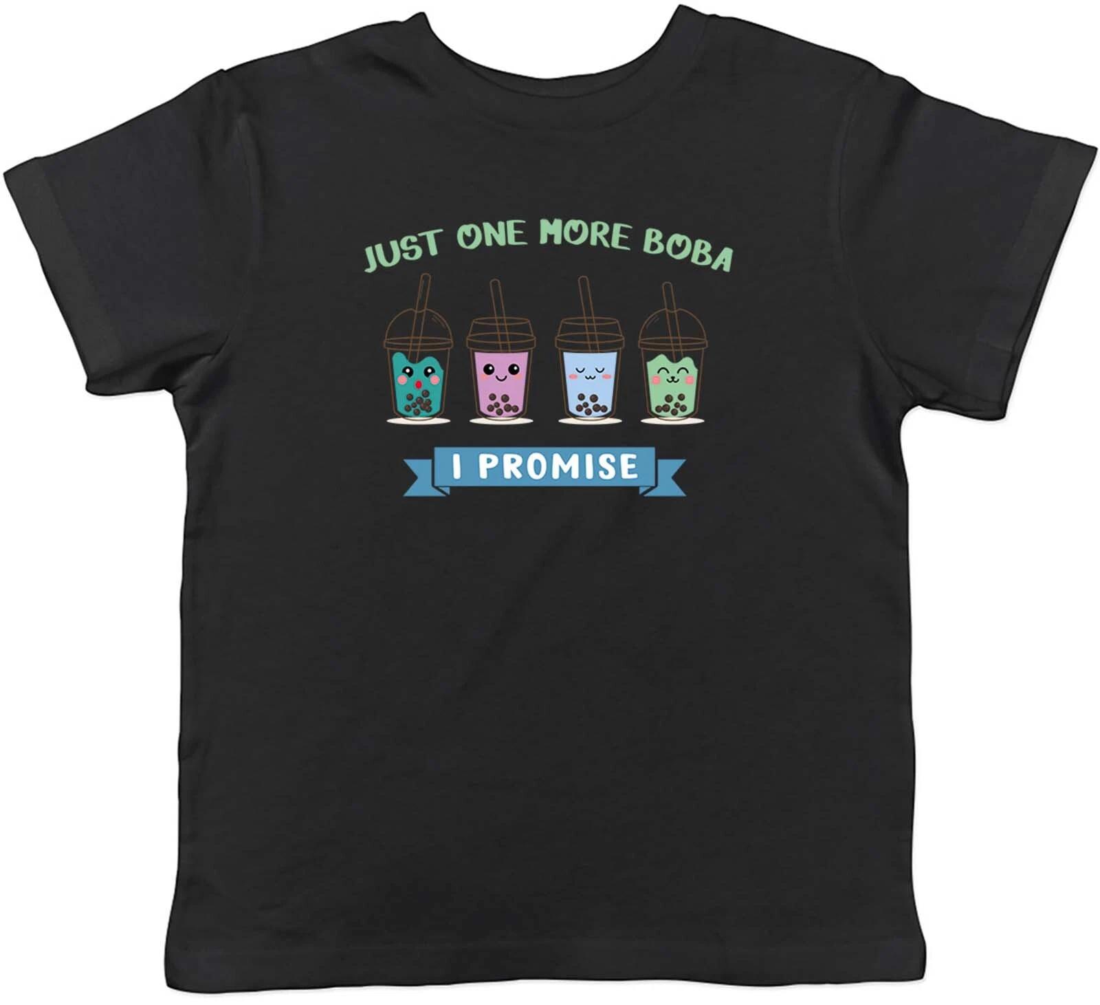 Funny Boba Kids T-Shirt Just One More Bubble Tea Childrens Boys Girls Gift 120
