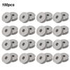 100Pcs Metal Bobbins for Flat Embroidery Car Sewing Machine Replacement Accessories272152A Slope