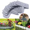 10Pcs  Outdoor Imitation Stone Plastic Fence In The Courtyard, Sheet Type Plug-In Fence, Small Fence, Villa Lawn Decoration, Gardening Partition