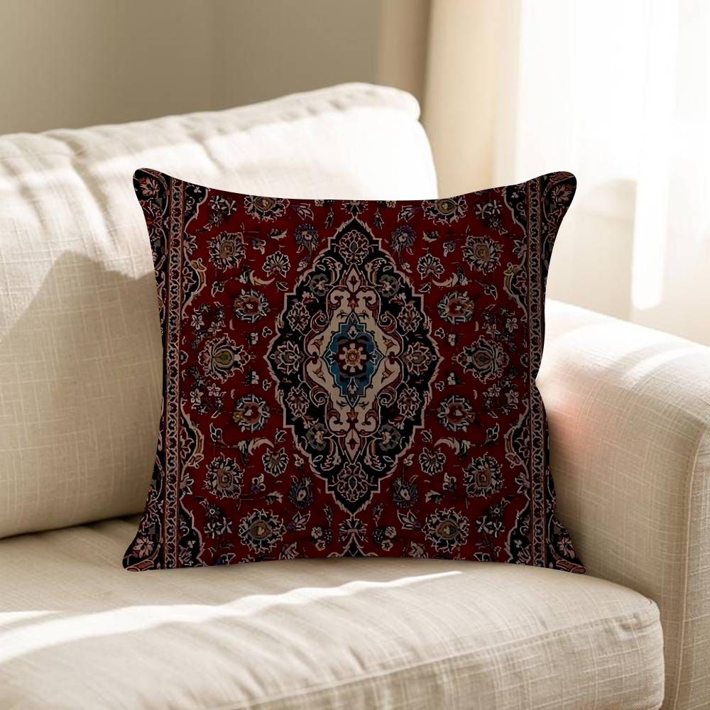 Persian Carpet Floral Personalized Pillow Dust Cover Bedroom Kids Party Decoration Pillowcase Birthday Children Gift