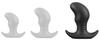 Yomri L Prostate Plug 14 X 6.5cm Black - DarkSil - Prostate Stimulators