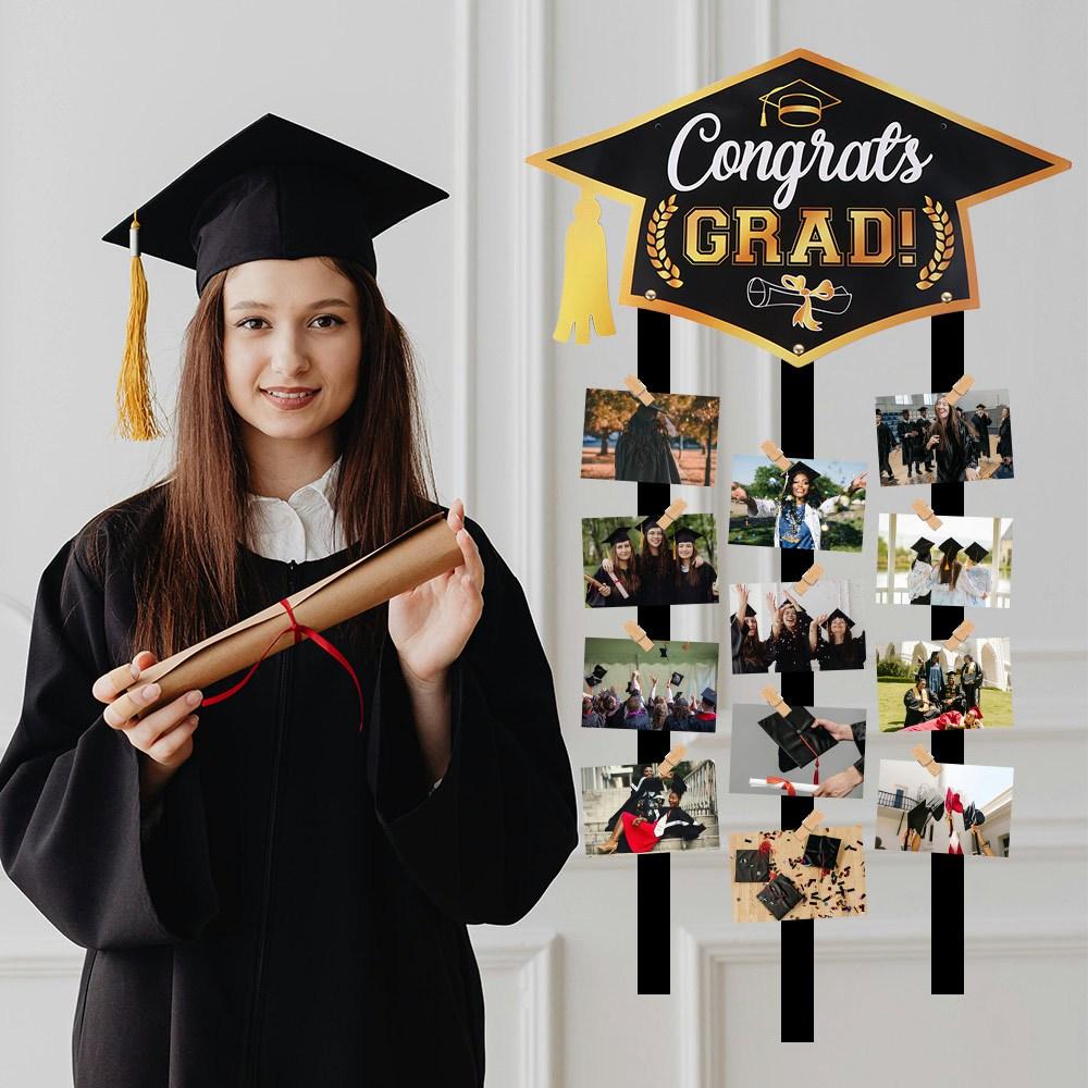DIY Graduation Season Photo Frame 12 Clip Decoration Picture Frames Picture Organizer Bedroom
