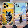 Border Collie Hund Handyhülle Für iPhone 16,15,14,13,12,11 Plus,Pro,Max,XR,XS,X,7,8 Plus,SE,Mini Transparent Silikon Weich