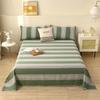 Cotton Thick Bed Flat Sheet for Double Bed Plain Top Sheets Single/Queen/King Flat Bedsheets Soft Home Bed Linen Sheets