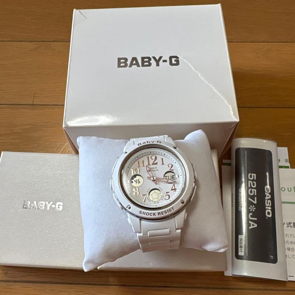 Used CASIO BABY-G 5257 JA White Women's Watch