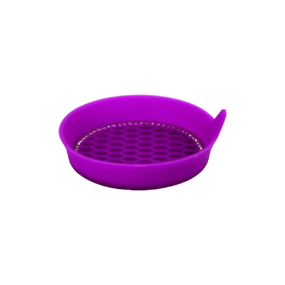 New Non-slip Water Cup Pad Car Coaster Diamond Rhinestone Bling Decoration Anti-skid Rubber Cup Bottle Mat Accessories