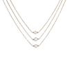 Elegant Three-Layer Freshwater Pearl Necklace - Women’s French Style Jewelry