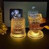 Szklanka do whisky obrotowa 280 ml Kreatywna Kryształowa Premium Kubek do piwa Str Reliefowa Szklanka do likieru z podstawką Forma do drinków prostych Kieliszek do wina