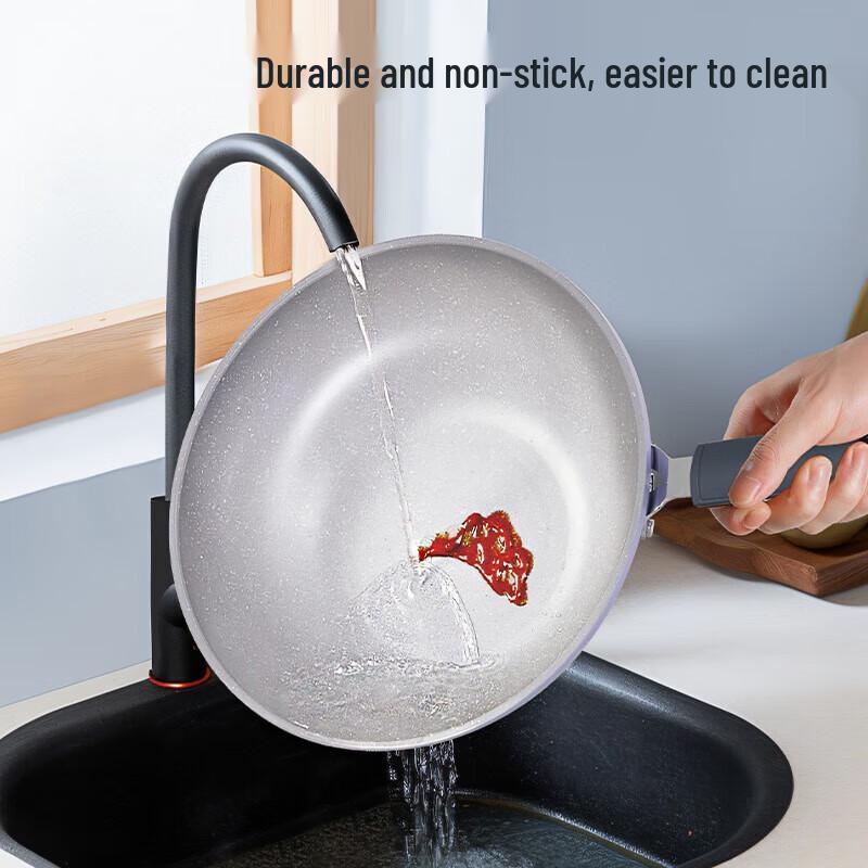 Chui Da Huang 30cm Maifan Stone Non-stick Wok