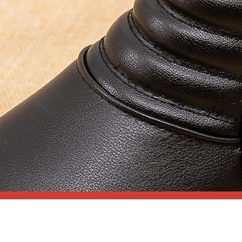 Herbst Winter Damen Thermostiefel Plus samtverdickte flache rutschfeste Freizeitschuhe