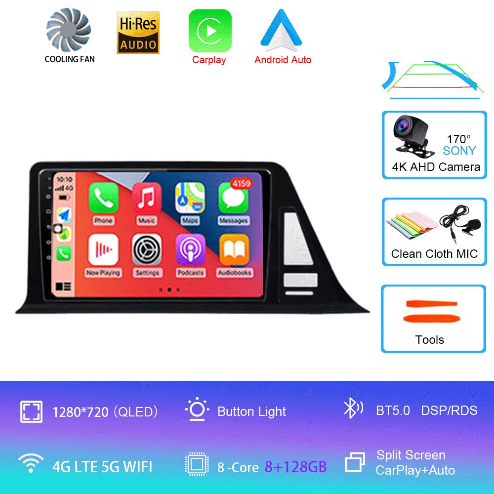 For Toyota CHR C-HR 2016 2017 2018 2019 Car Radio Android 14 Carplay Auto Multimedia Player Autoradio GPS Stereo 2din Head Unit