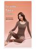 Fixed Cup 5.0 Ultra-Thin Seamless Warm Women's Underwear Set with Built-In Bra, Base Layer for Autumn.