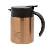 CB Japan QAHWA Coffee Insulated Pot, 600ml, Copper Gold, with Teflon-Coated Interior