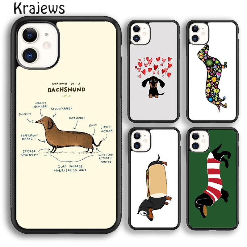 Anatomy Of a Dachshund Print Phone Case Cover For iPhone 17 Air 16 15 14 Plus 12 13 Pro Max Coque Shell Fundas