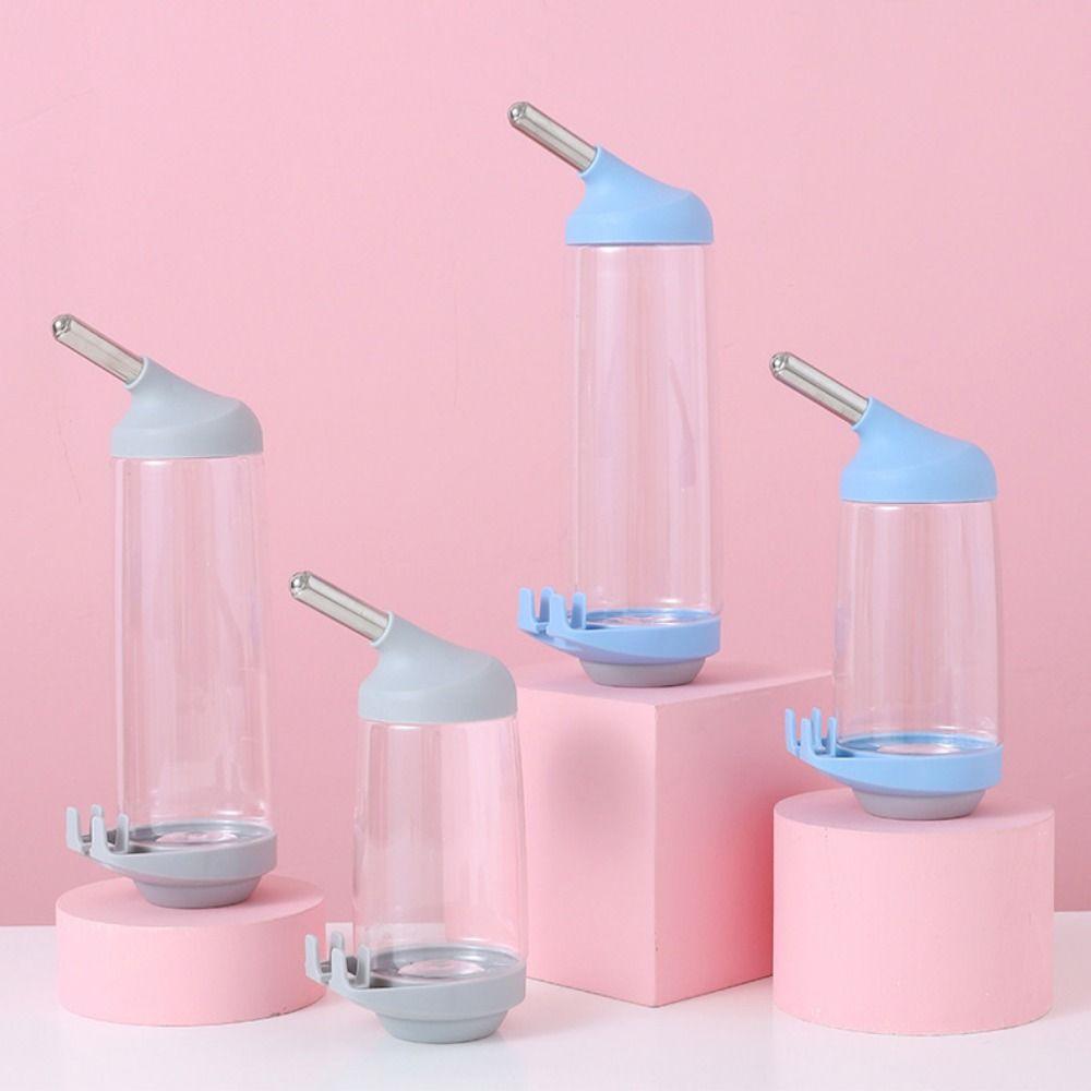 350/500 ML Rabbit Water Dispenser Automatic Pet Hanging Water Bottle for Rabbits Cats Guinea Pig