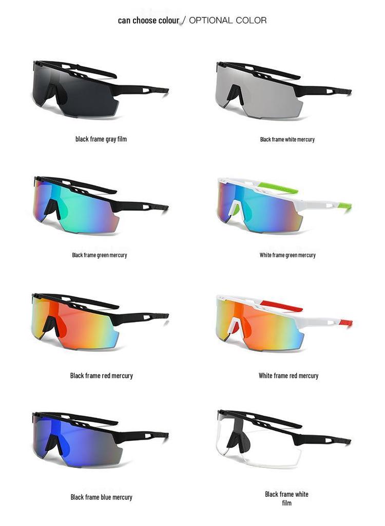 Unisex UV Protection Cycling & Mountaineering Sunglasses: Windproof & Trendy