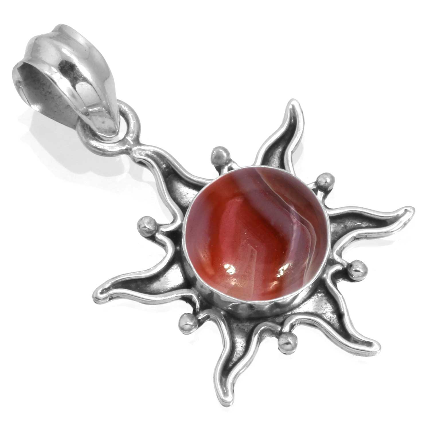 

925 Sterling Silver Pendant Women Gemstone Handmade Jewelry Thanksgiving Gift Amazonite Angelite Blue Opal Botswana Agate Mohave Azurite Chrysocolla