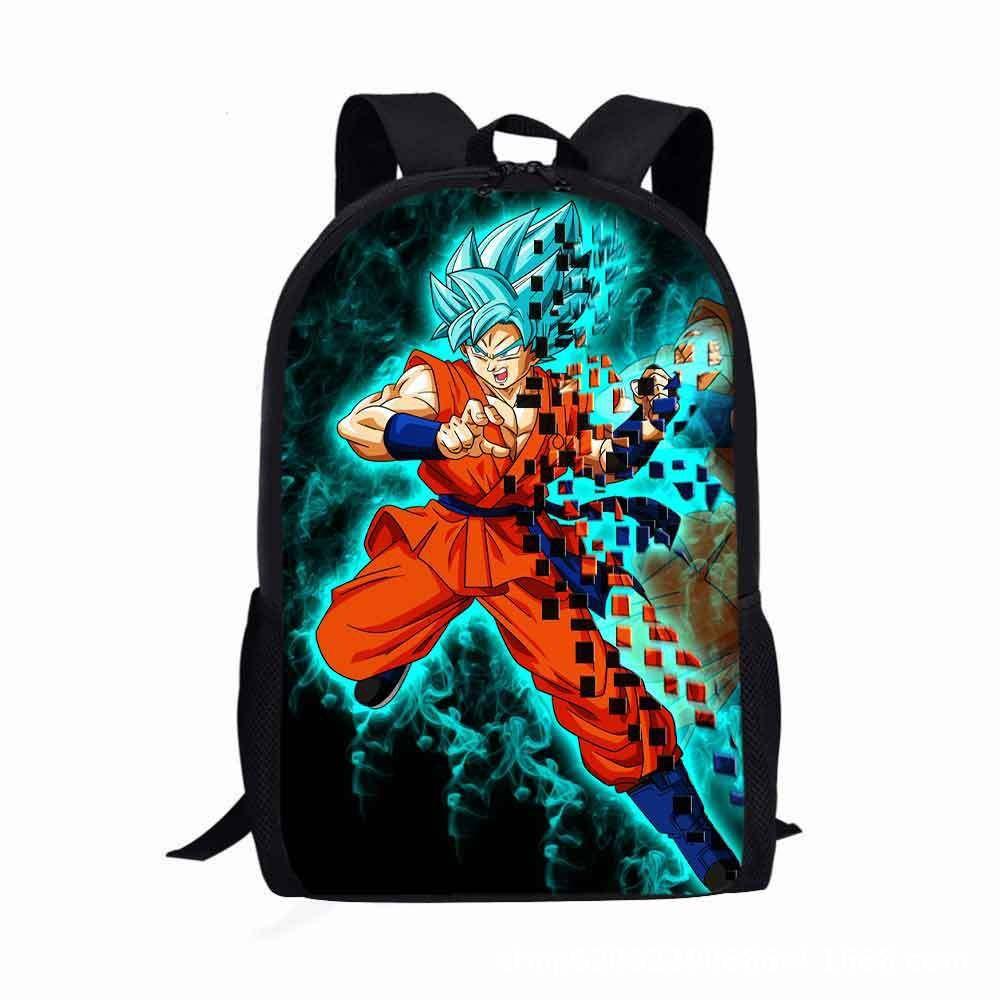 Dragon Ball Anime Cartoon Print Design Kids Backpack Elementary School Backpack