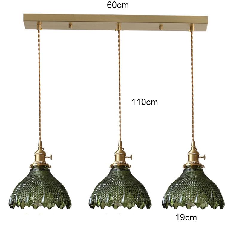 Ceiling Luminaire LED Pendant Lamp Home Decor Living Room Bedroom Kitchen Copper Glass Hanging Light Fixtures Chandelier Ceiling