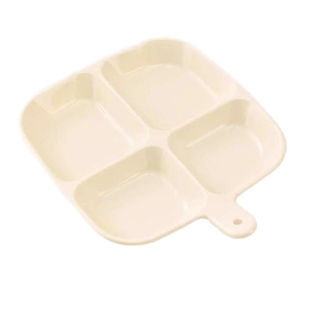 Multifunctional Divided Plate for Side Dishes, Hot Pot, and Condiments